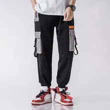 Брюки мужские Летние Стильные повседневные рабочие мужские спортивные брюки мульти-карман удобные хип-хоп брюки Джоггеры мужские брюки hombre