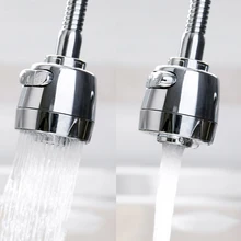 Kitchen Household 360 Degree Rotatable Tap Filter Faucet Water Booster Water Saver Splash-proof Filter Nozzle