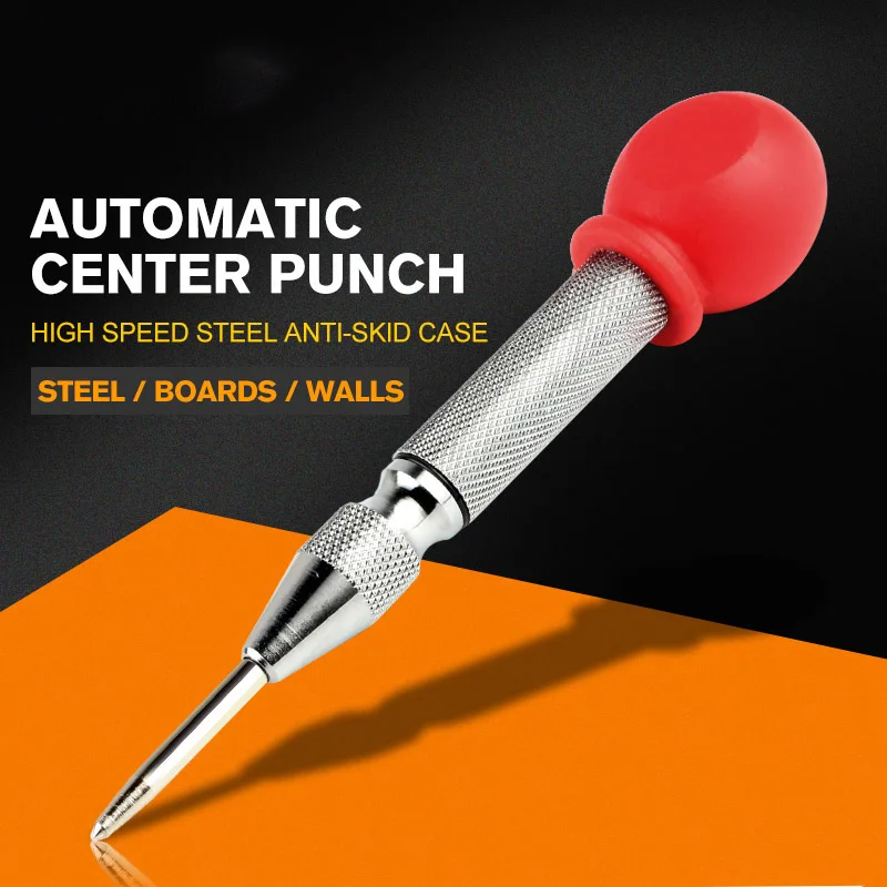 CZAYEFNH 8-Piece Spring Loaded Center Punch Set - Adjustable Impact Punch For Metal & Wood