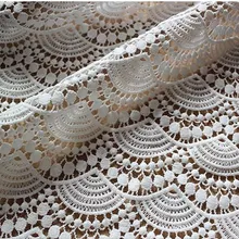 Винтажный стиль кружевная ткань цвета слоновой кости для свадебного платья, свадебное платье ткань один ярд