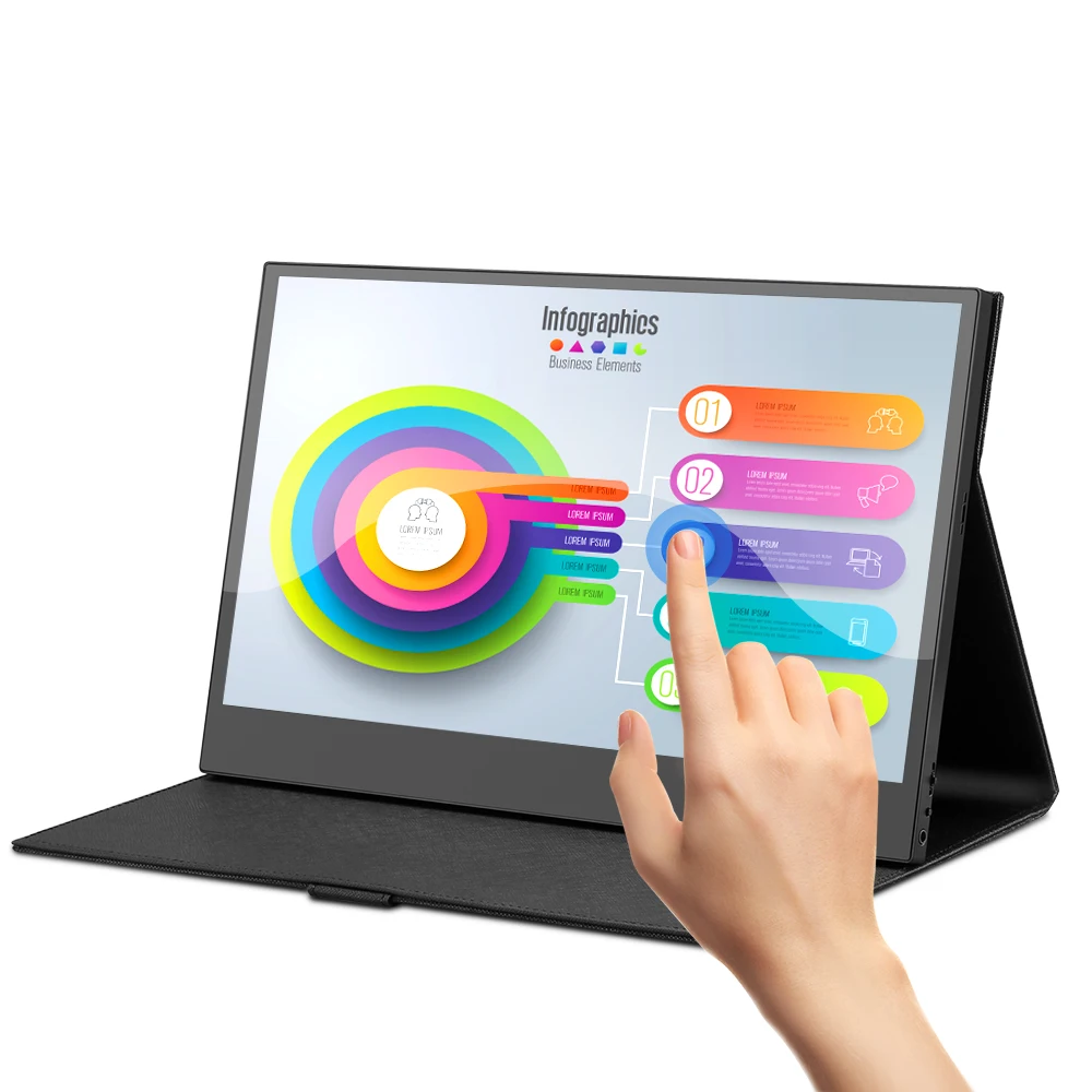 

Eyoyo 13.3" Portable Touchscreen Monitor 1920x1080 IPS HDMI Monitor Second Laptop Monitor Mini PC Screen Nintendo Gaming Monitor