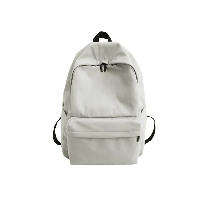 DCIMOR водонепроницаемый нейлоновый женский рюкзак японский стиль однотонные рюкзаки Mochila Feminina Mujer дорожная сумка для девочек-подростков школьная сумка - Цвет: gray