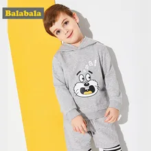 Balabala/комплект одежды для мальчиков; милая весенняя одежда с аппликацией в виде животных для маленьких мальчиков; Одежда для мальчиков; г.; одежда с длинными рукавами для малышей