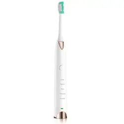 USB перезаряжаемая электрическая зубная щетка, звуковая вибрация электрическая зубная щетка, IPX7 Водонепроницаемая электрическая зубная
