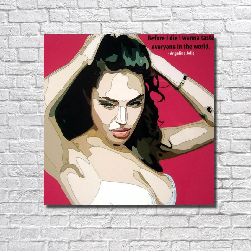 

Hand drawing sexy dressing girl pictures hot body woman singers pop art posters modern canvas art picture