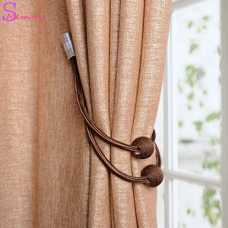 Magnet Buckle Curtains Curtain Bandage Steel Wire Holder Strap Hook Tieback