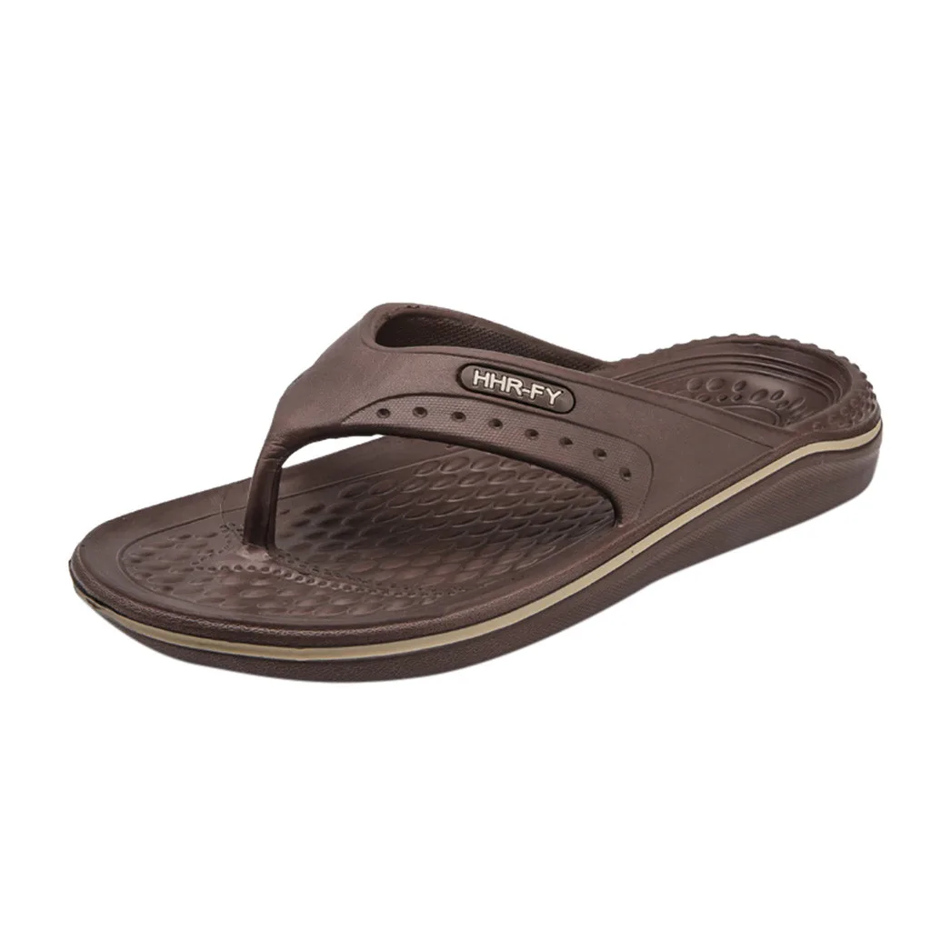 

JAYCOSIN PU Leather Summer Men Slippers Beach Sandals Comfort Men Casual Shoes Fashion Men Flip Flops Hot Sell Footwear 2019