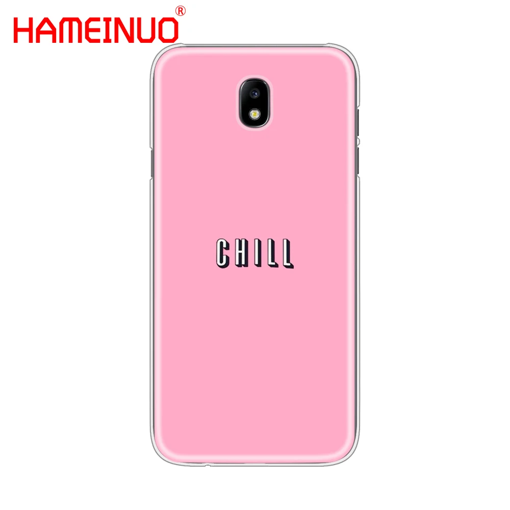 Чехол для телефона HAMEINUO однотонный розовый чехол с принтом Samsung Galaxy J3 J5 J7 2017 J527 J727