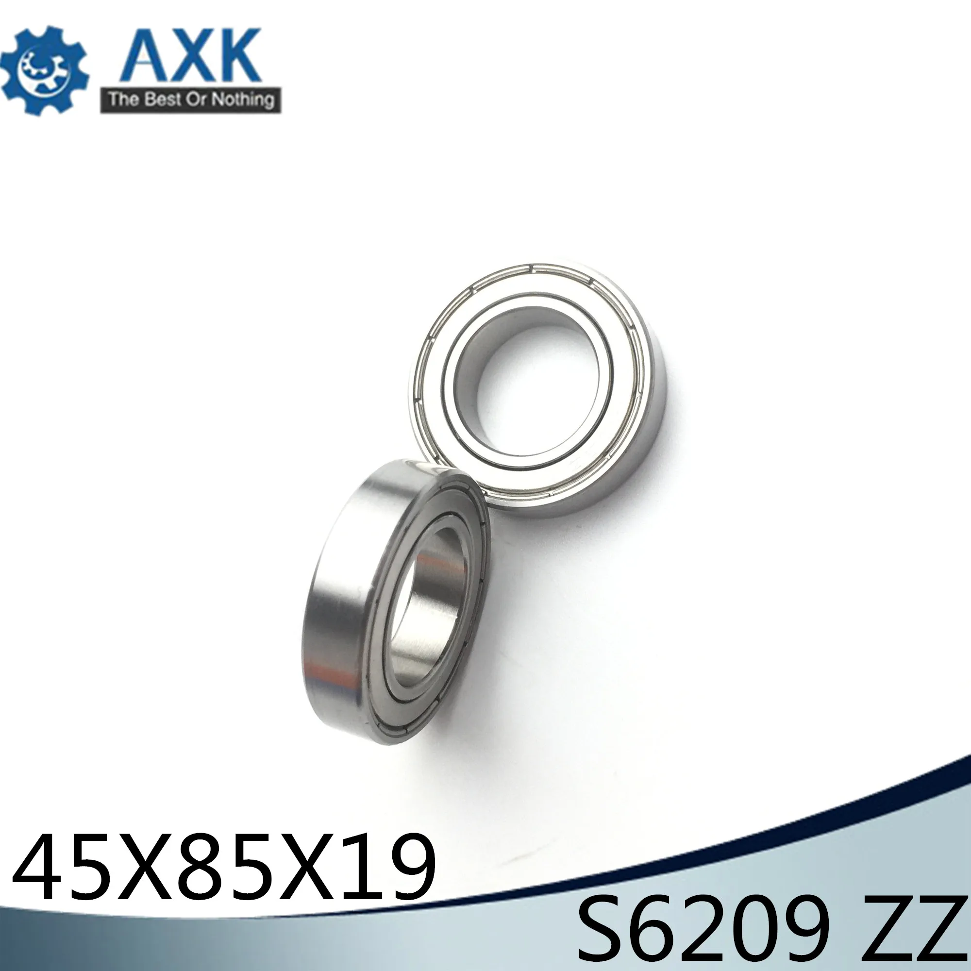 S6209ZZ Bearing 45*85*19 mm ( 1PC ) ABEC-1 S6209 Z ZZ S 6209 440C Stainless Steel S6209Z Ball Bearings