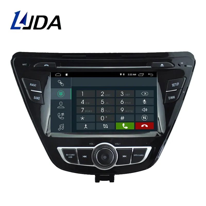  LJDA Android 10 Car dvd player for Hyundai Elantra Avante Car Radio headunit gps navigation stereo 