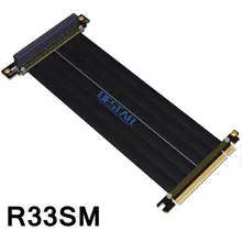 PCIe 3.0 x16 Gen3 128G For CM VGA Cooler Master vertical graphics card holder kit ITX Motherboard Case PCI-e 16x Extension Cable