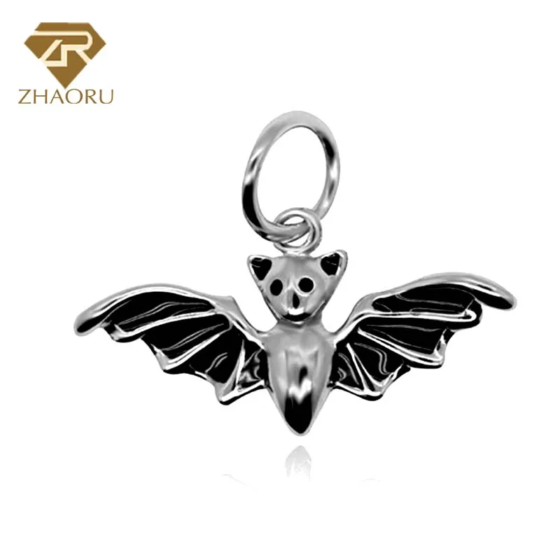 

Zhaoru 925 Sterling Silver Enamal Pendant Charm Fit Pandora Bracelet & Bangle & Necklace DIY Fine Jewelry Charm None Stone