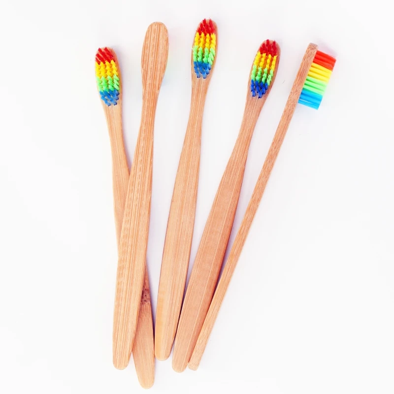 Гигиена полости рта набор для чистки кокосовый угольный порошок добавили один бамбук Зубная щётка силиконовые зубная, Ортодонтическая тренер лоток