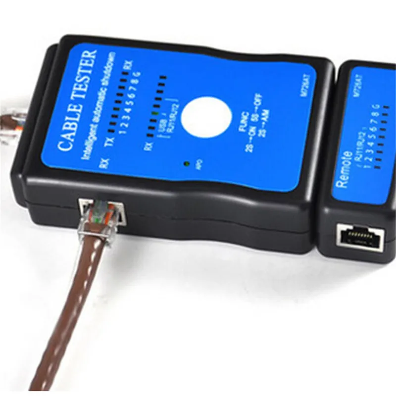 RJ45 RJ11 LAN Cable Tester Handheld Network Cable Tester Wire Telephone Wire Line Detector Tracker Detector Line Finder Tool Kit