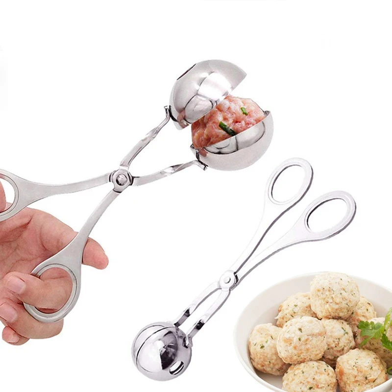 

Stainless Steel Meat Baller Maker DIY Fish Meat Rice Ball Maker Meatball Mold Tools Home Kitchen Cooking Tools