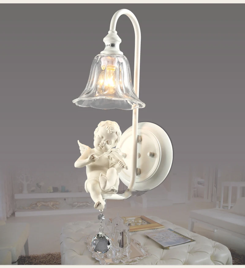 Настенный светильник креативный в пасторальном стиле|corridor light|wall lampangel wall lamp |
