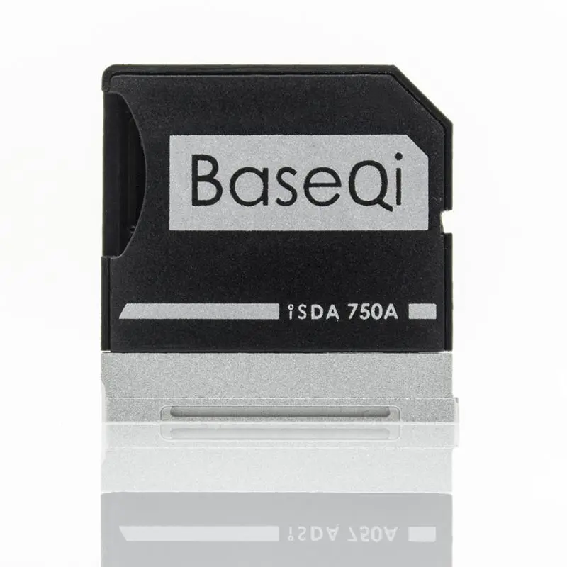 Новый BaseQi microSD карты адаптер 750A Ниндзя Стелс диск металлический adaptador для Dell XPS 15 "9550 Micro SD Card Reader adaptador