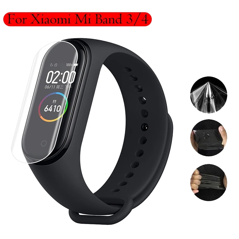 

10Pcs Screen Protector Film For Xiaomi Mi Band 3 miband 3 mi band3 Smart Wristband Bracelet Protective Films Not Tempered Glass