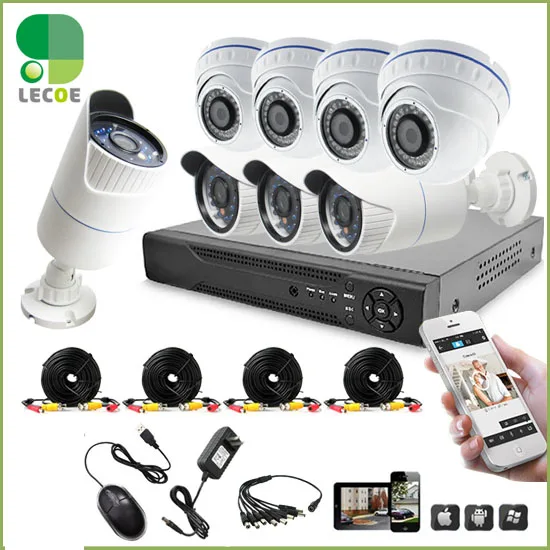 CCTV 8CH наблюдения AHD 1080P DVR система видео рекордер безопасности 2.0MP AHD камера+ жесткий диск HDD 3," CCTV 1 ТБ