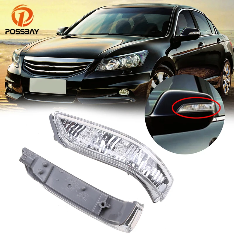 Buy POSSBAY LED Turn Signal Light Car Rearview Mirror
