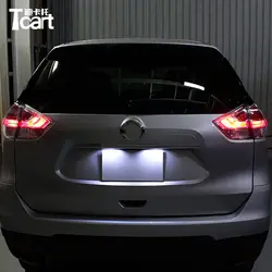 Tcart Canbus Авто светодиодный ночь дальнего света светодиодный работы фонари для ночного для Nissan X-trail T32 2014 2015 2016 2017 2018