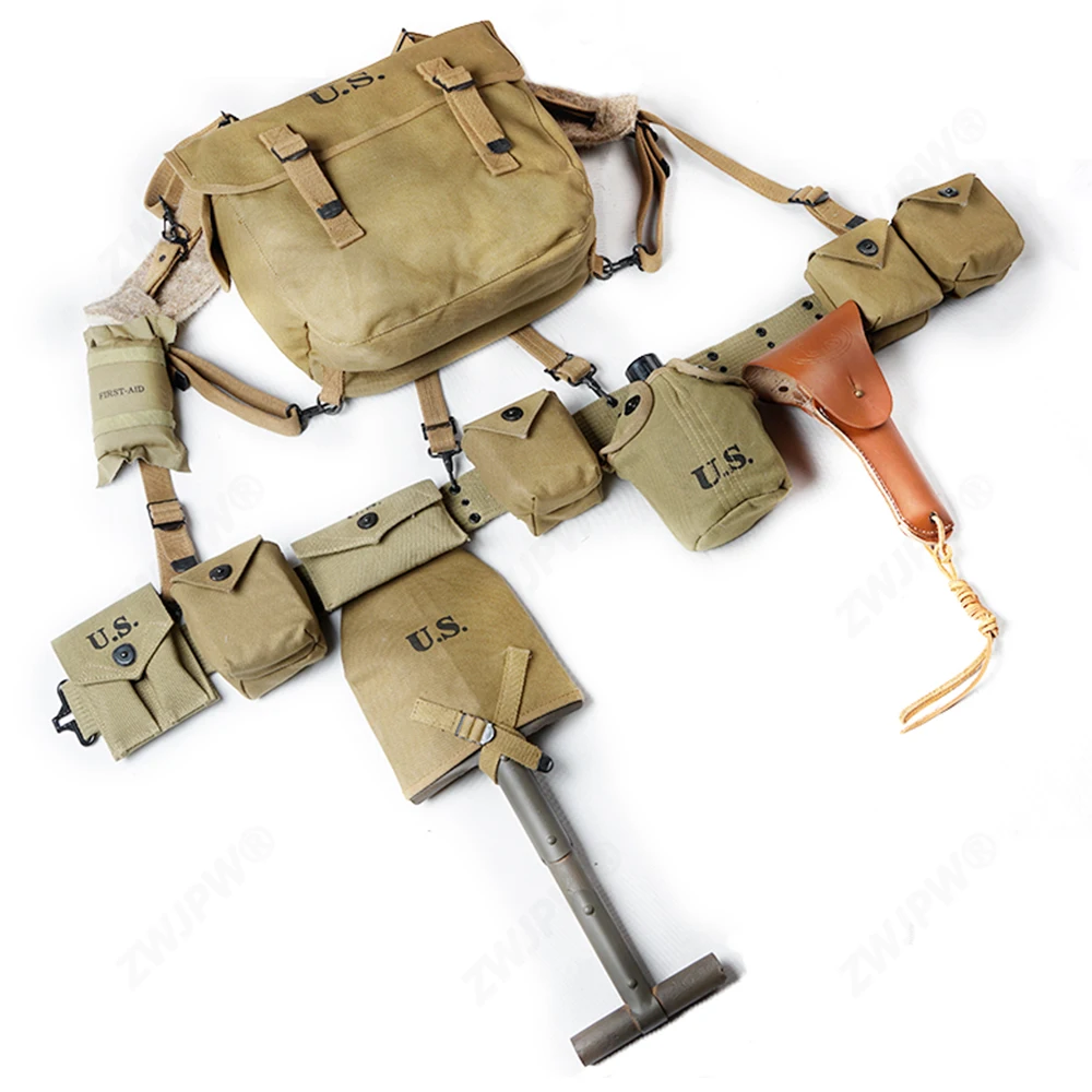 WWII WW2 армии США D DAY M1 карбин парашютного оборудования комбинации|Сумки для
