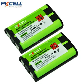 

2Pack Cordless Phone Battery 3.6V 800mAh Ni-MH 5/4AAA for Panasonic HHR P104 TG2369CN PK-0005 No Plug