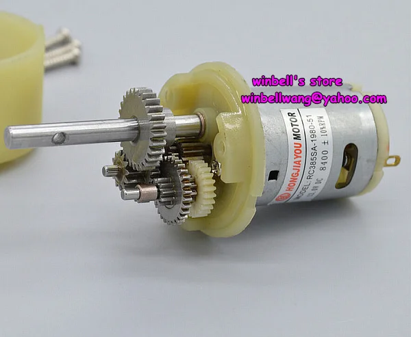 

Brand new and original 6V 12V 24V 385 DC gear motor RS385SA-1980-51 alloy gear 30RPM~60RPM ~