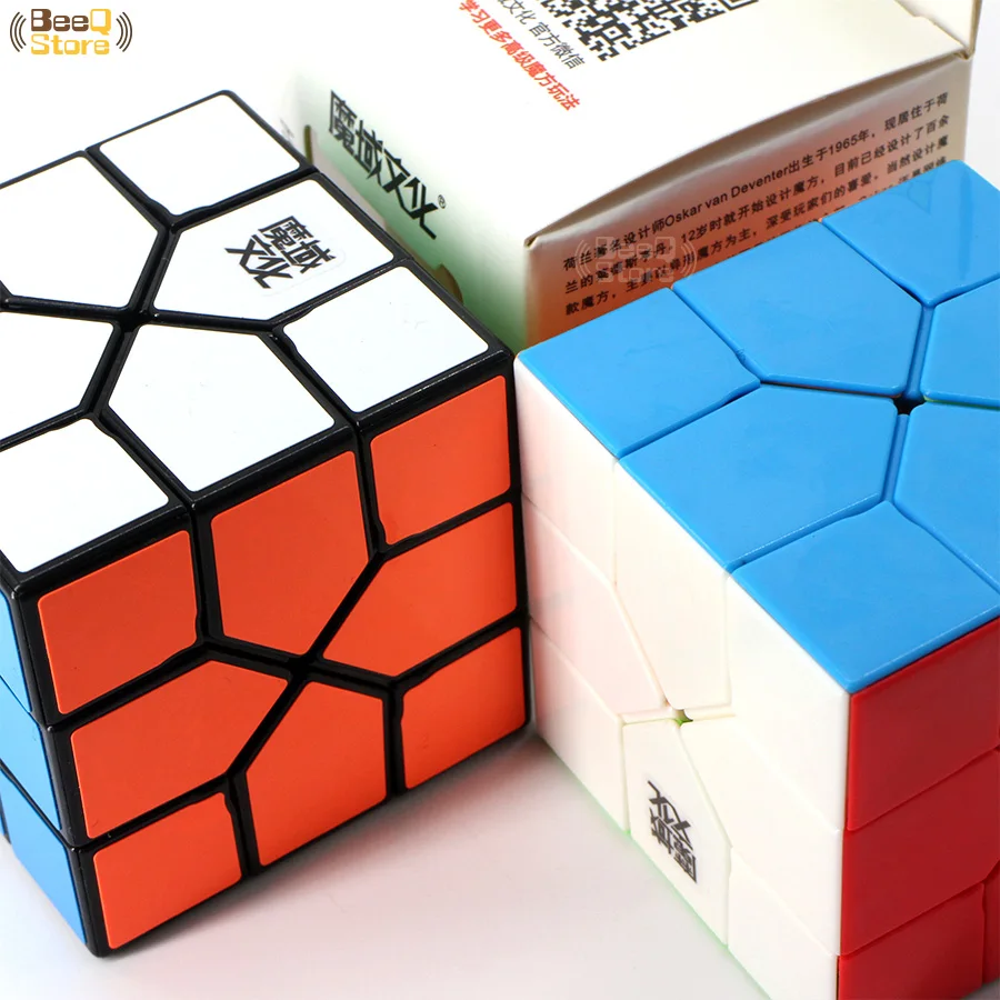 Moyu Yuhu реди Cube Magic Cube Stickerless 3x3 Цветной корпус головоломка Профессиональный Треугольники Форма Cubo Magico развивающие