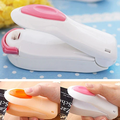 

Mini Portable Handheld Heat Sealing Food Plastic Bag Impluse Sealer Kitchen Tool