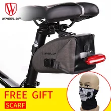 WHEEL UP New Full Waterproof Large Capactity Reflrctive MTB Mountain Bike Bicycle Saddle Bag Professional Bike