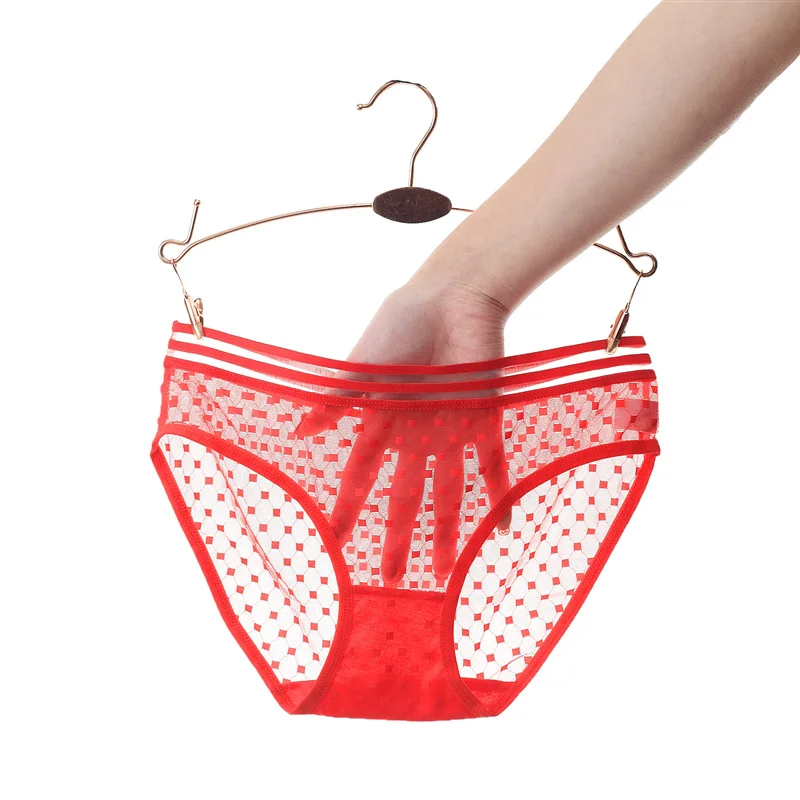 Transparent Mesh Panties Women Ultra-thin Seamless Briefs Charming Underwear Women Breathable Womens Panties Underwear Lingerie (3)