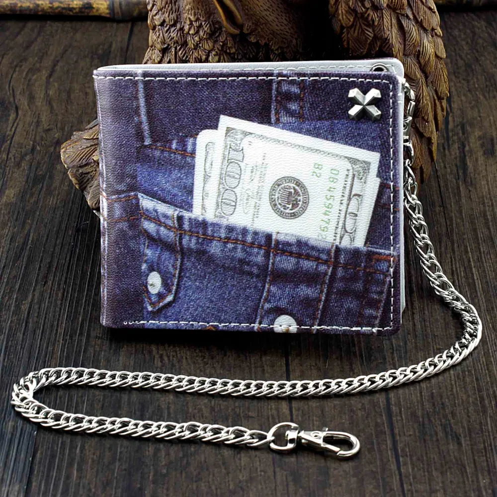Men's Faux Leather Wallets IUCN Water