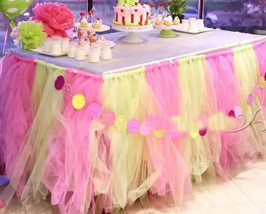 Perfect 6"x25yd Tulle Roll Spool Fabric Wedding Party Chair Bow Decor DIY Tutu Skirt Sheer Gauze Table Banner Garland Tassel sash Bands 3
