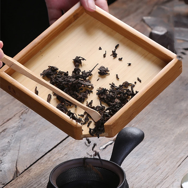 Натуральный Бамбуковый поднос для чая da hong pao чайная доска показа аксессуаров