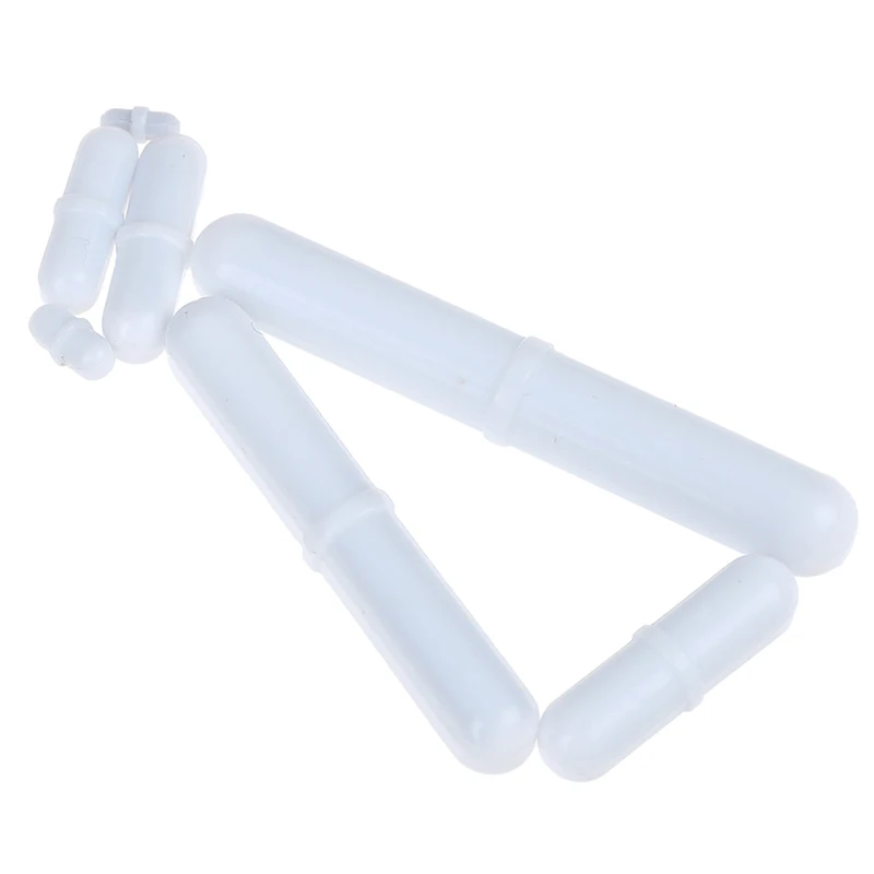 

One Piece Teflon PTFE Magnetic Stirrer Mixer Stir Bar White Color Without Pivot Ring 7 Sizes