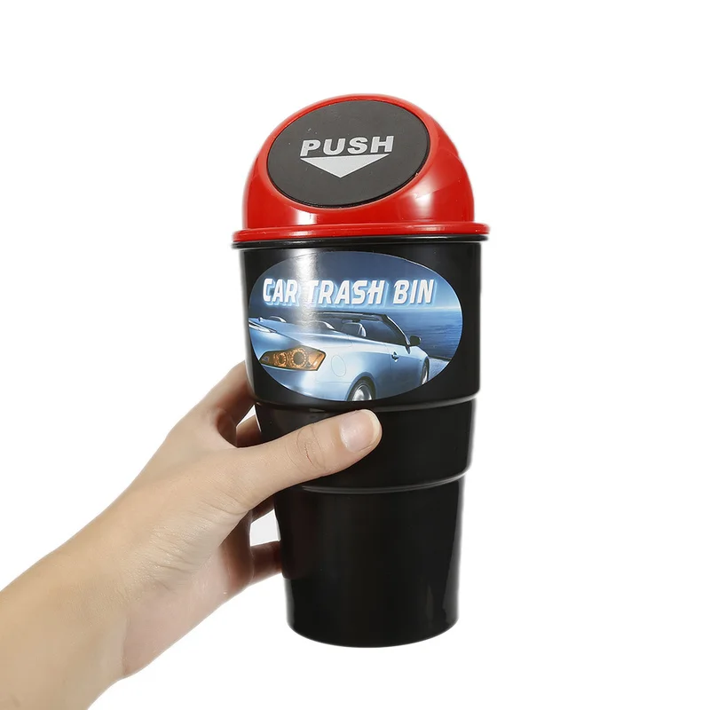 

Car Trash Can Organizer Garbage Holder Storage Bag Accessories Auto Door Seat Back Visor Trash Bin Dustbin Interior Accessories