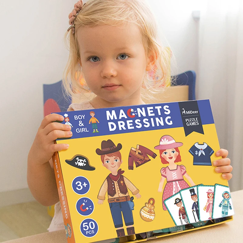 Монтессори игрушки магнитная уход за кожей лица Пазлы материалы Montessori магниты