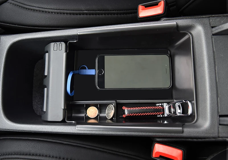 HIGH Flying Car Center Armrest Console Glove Storage Box Tray Organizer for Mazda CX-5 2018 2019