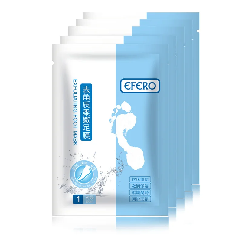 

efero Baby Foot Mask Exfoliating Foot Pedicure Mask Cuticles Remover Exfoliation Feet Mask Baby Feet Peeling Dead Skin 6Packs