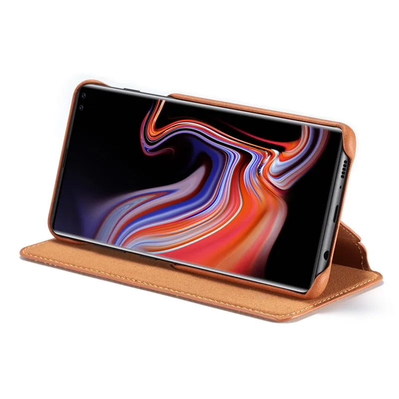 Кожаный магнитный чехол книжка для Samsung Galaxy S20 Ultra S10E S9 S8 S7 Edge Note 20 10 Plus 9 8 A51 A71 A70 A50 A11