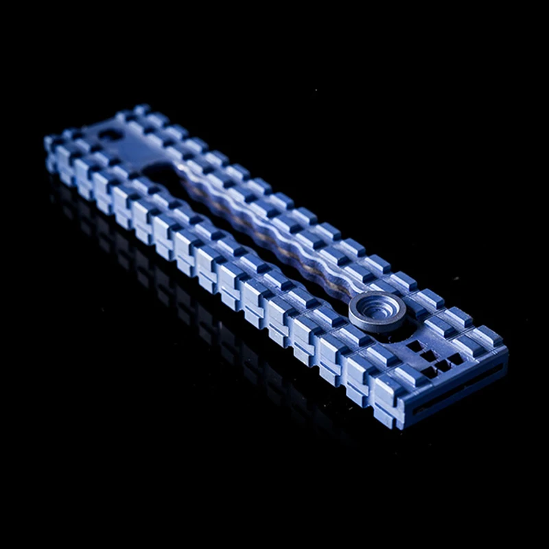 

H1108 Titanium alloy TC4 One-piece concave and convex metal impact window Paper cut Cutting knife Knife body (Without blades)