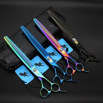 

9INCH Pet Dog Scissors Thinning Scissors with Scissors Bag 50% Thinning Rate