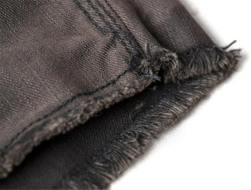 Newsosoo модные Hi Street Винтаж рваные шорты из денима промывают Ретро Проблемные Короткие джинсы для мужчин лето разрушенные Жан Бермуды