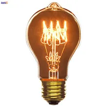 IWHD A19 Bombillas светильник Эдисона лампа E27 40 Вт 220 В промышленный Декор винтажная Ретро лампа Эдисона Ampul Ampoule Gloeilamp