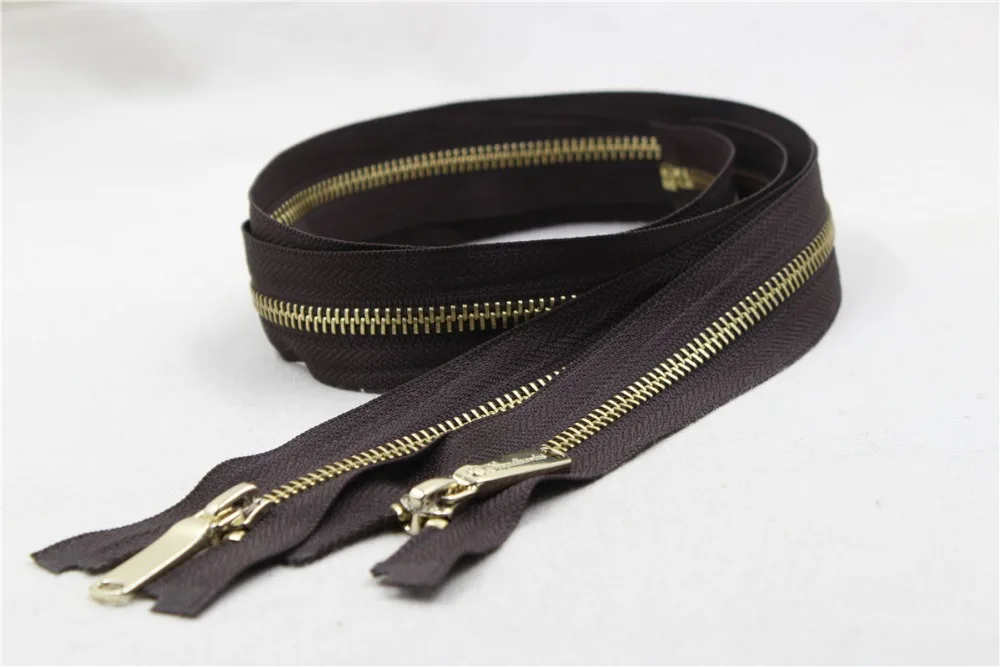 10pcs high quality zippers for sewing diy 5 golden zipper ,metal