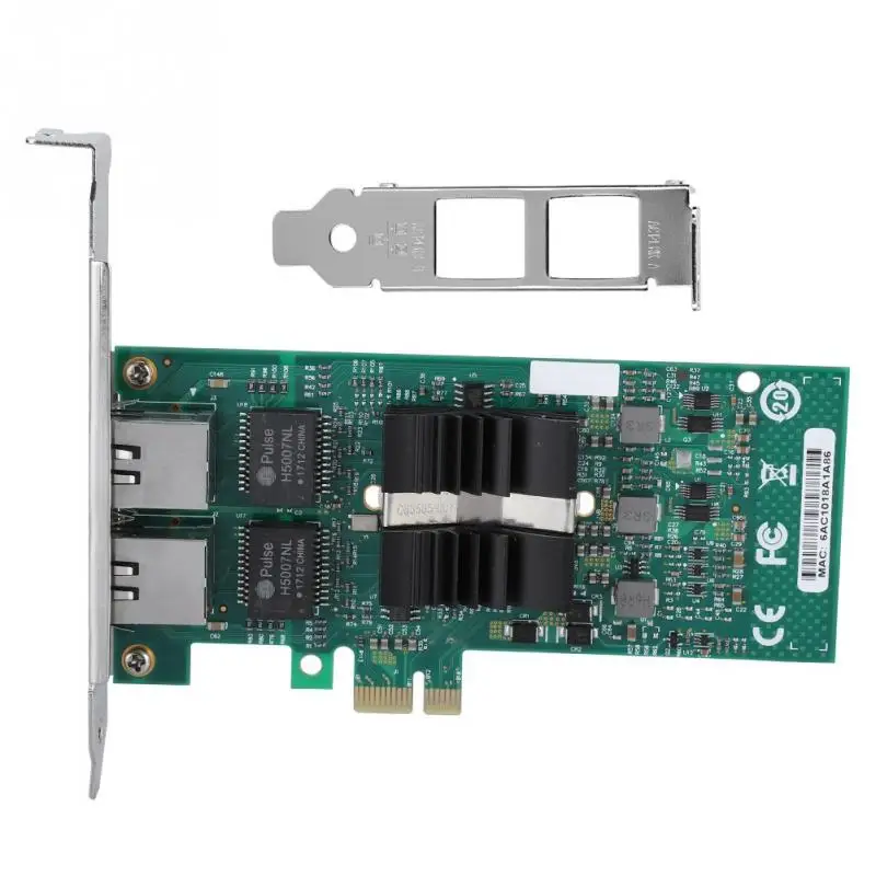 Для Intel 82576 T2 Gigabit Pci E Двухпортовая сетевая карта настольный 1000 Мбит/с сервер Nic