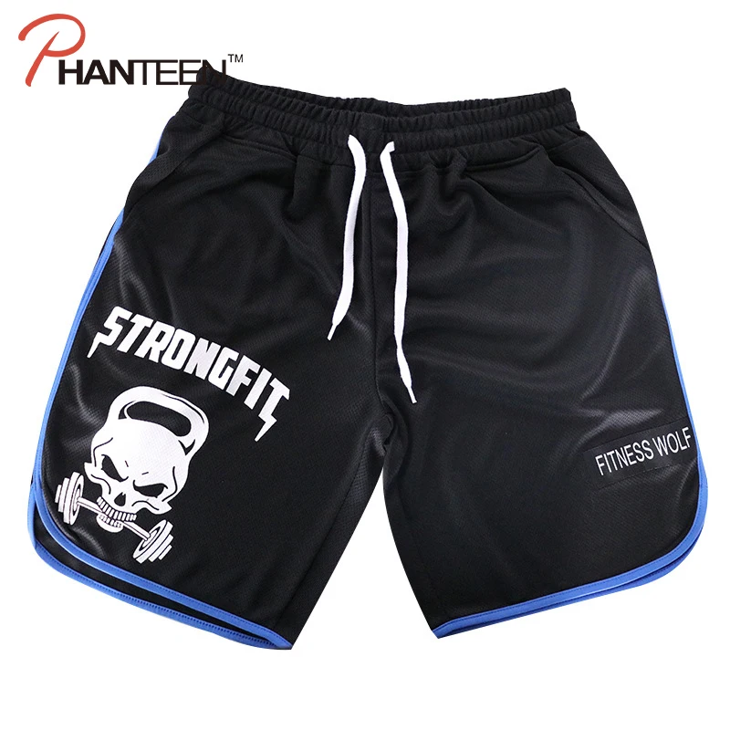 Skull Strong Fit 2019 новые мужские быстросохнущие Компрессионные шорты для спортзала