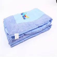 Комплект постельного белья для малышей, включая пуховое одеяло, простыня, наволочка из чистого хлопка с рисунком