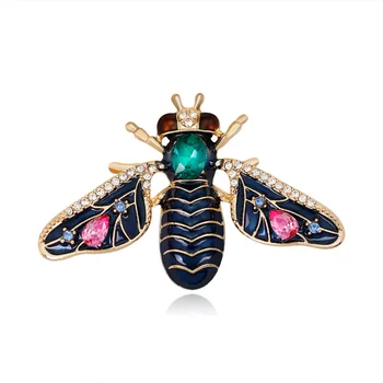 

Fashion New Brooch Wild Alloy Rhinestone Bee Brooch Pin Personality Brooches for Women Brooch Pins Jewelry Accessories